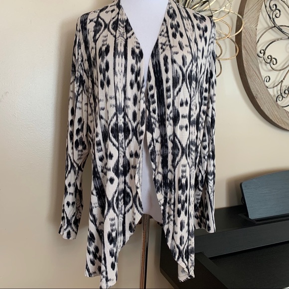 Bit & Bridle Sweaters - BIT & BRIDLE Size 1X Open Cardigan Blouse Top